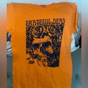Grateful Dead tee orange color men’s t shirt size S
